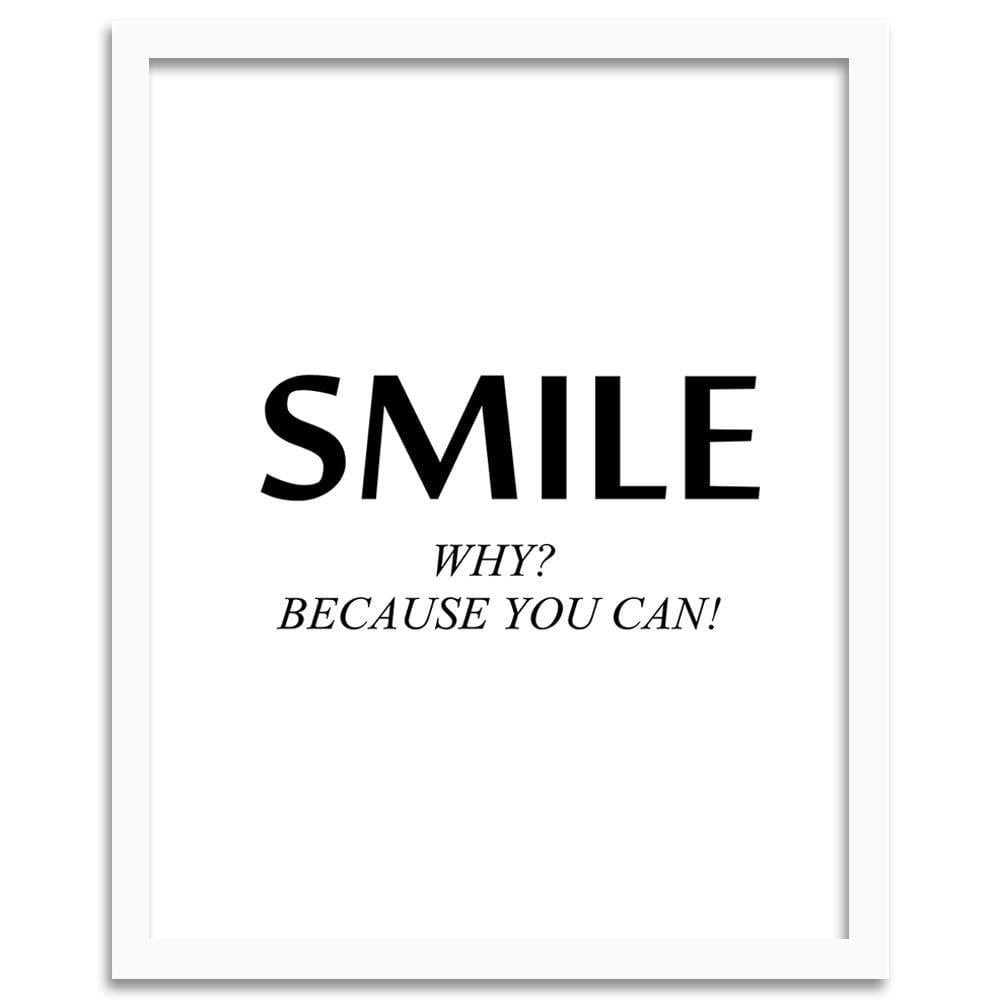 Glezna baltā rāmī - Cover - Smile Home Trends DECO