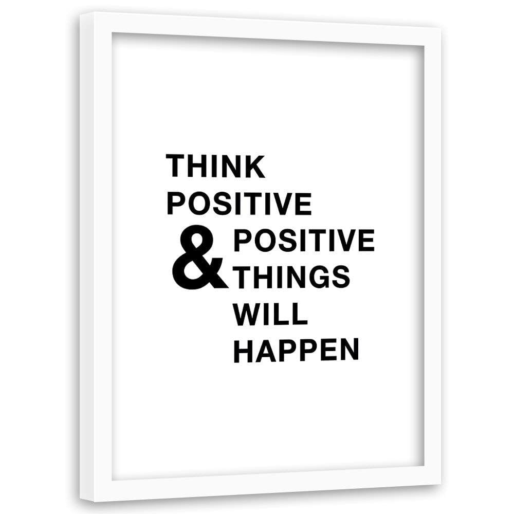 Glezna baltā rāmī - Cover - Think Positively Home Trends DECO