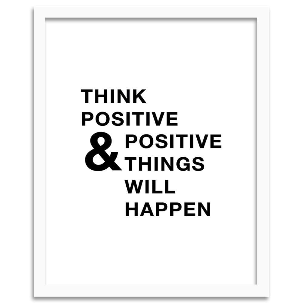 Glezna baltā rāmī - Cover - Think Positively Home Trends DECO