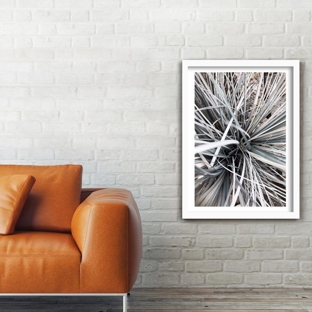 Glezna baltā rāmī - Decorative Grass Home Trends DECO