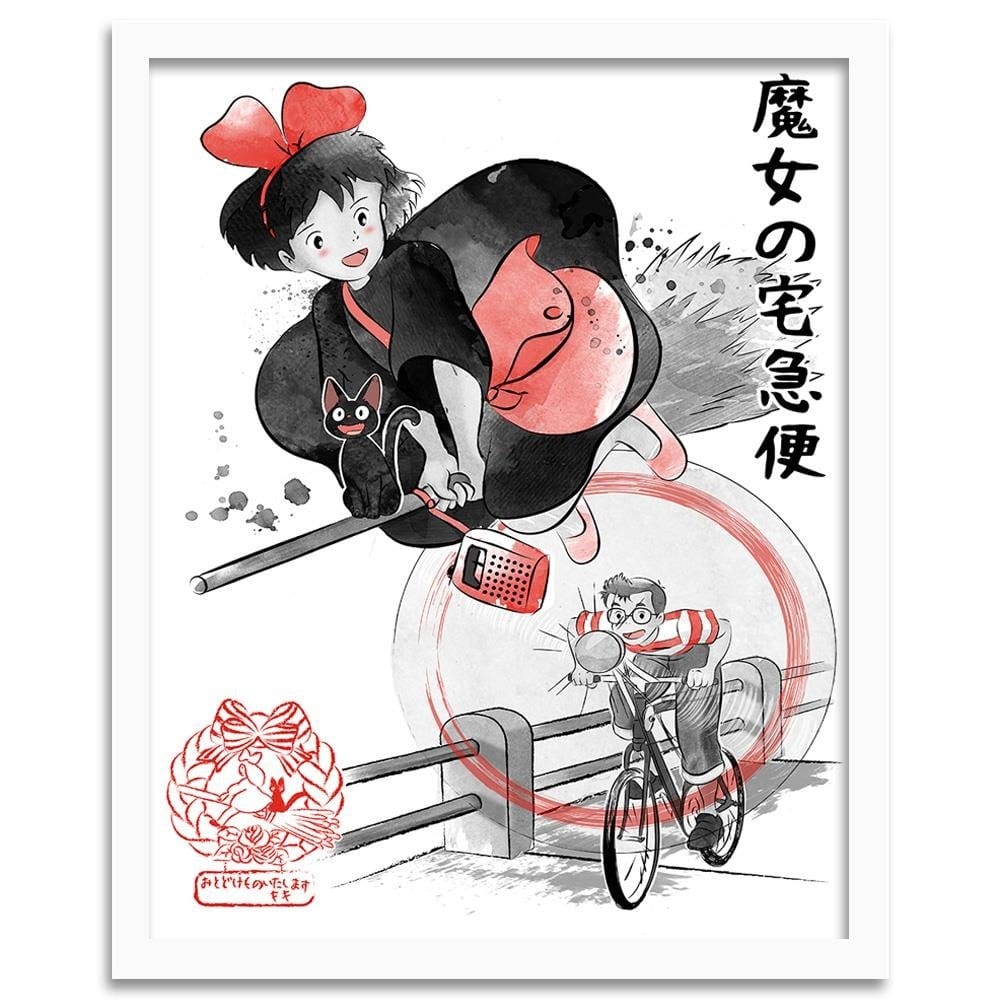 Glezna baltā rāmī - Delivery Service Red  Home Trends DECO