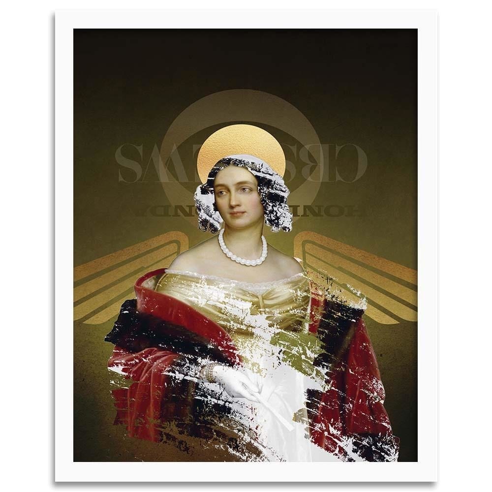 Glezna baltā rāmī - Digital Art Home Trends DECO