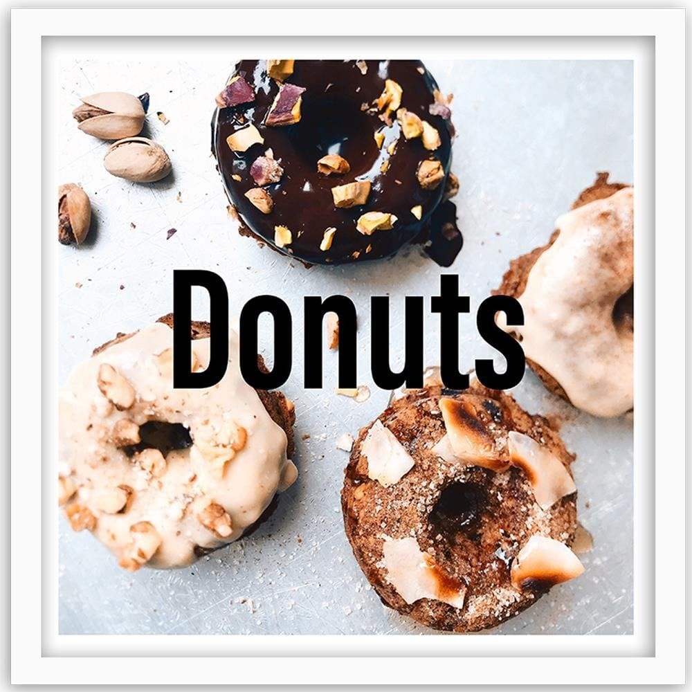 Glezna baltā rāmī - Donuts 2 Home Trends DECO