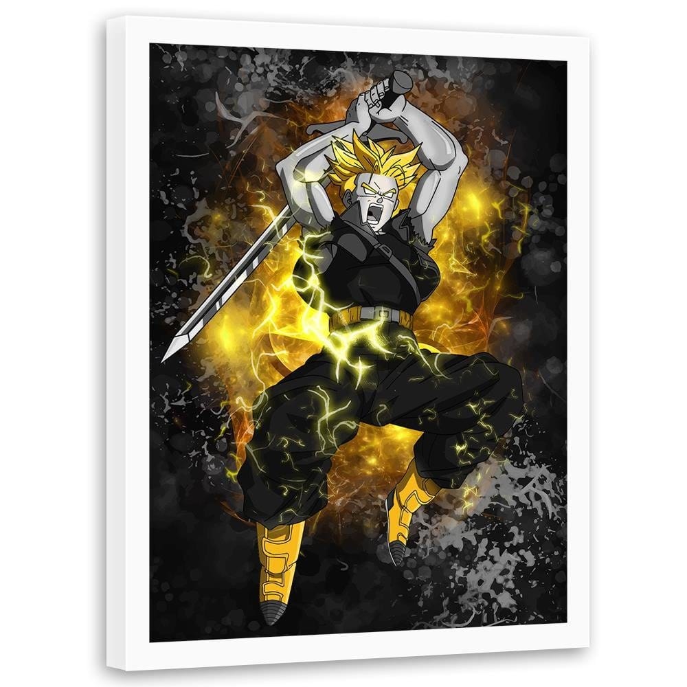 Glezna baltā rāmī - Dragon Ball 3 Home Trends DECO