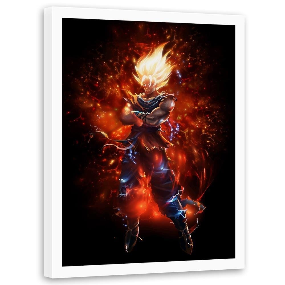 Glezna baltā rāmī - Dragon Ball 5 Home Trends DECO