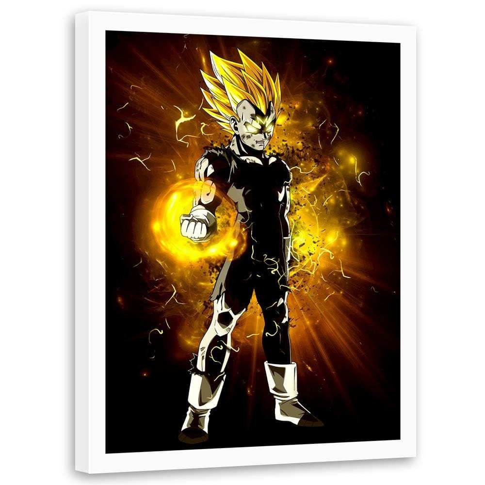 Glezna baltā rāmī - Dragon Ball Home Trends DECO
