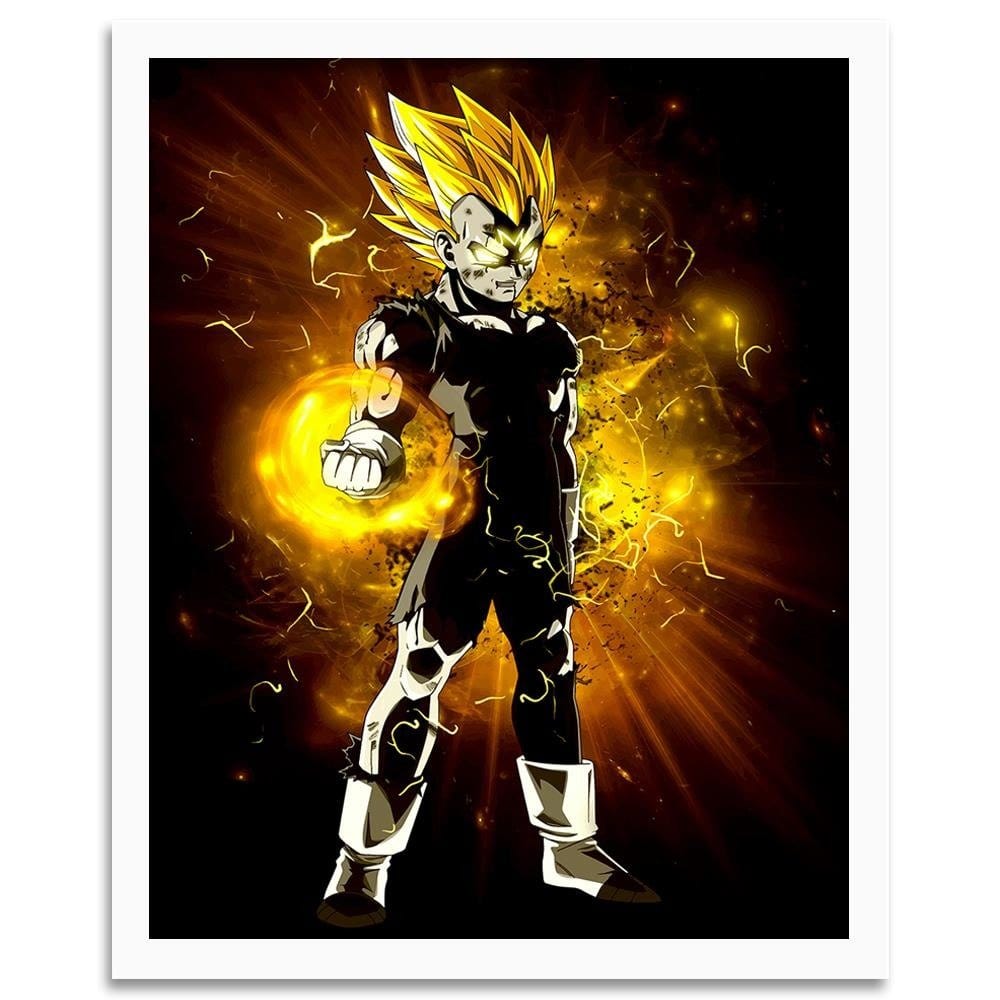 Glezna baltā rāmī - Dragon Ball Home Trends DECO