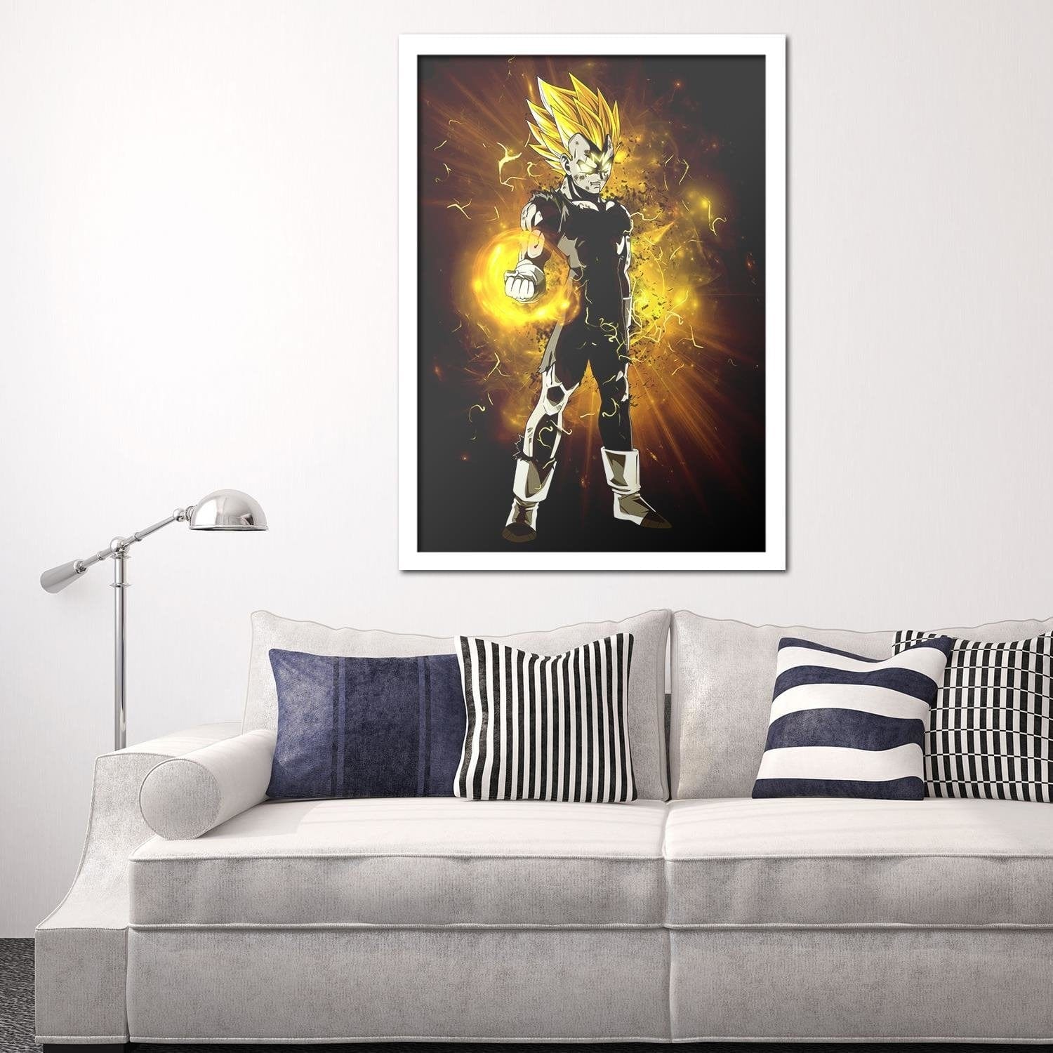 Glezna baltā rāmī - Dragon Ball Home Trends DECO