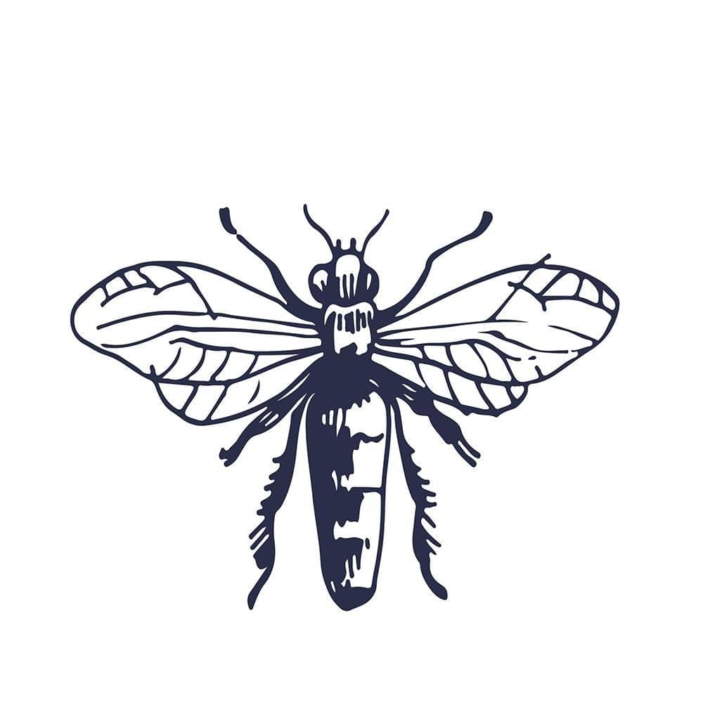 Glezna baltā rāmī - Drawn Wasp Home Trends DECO