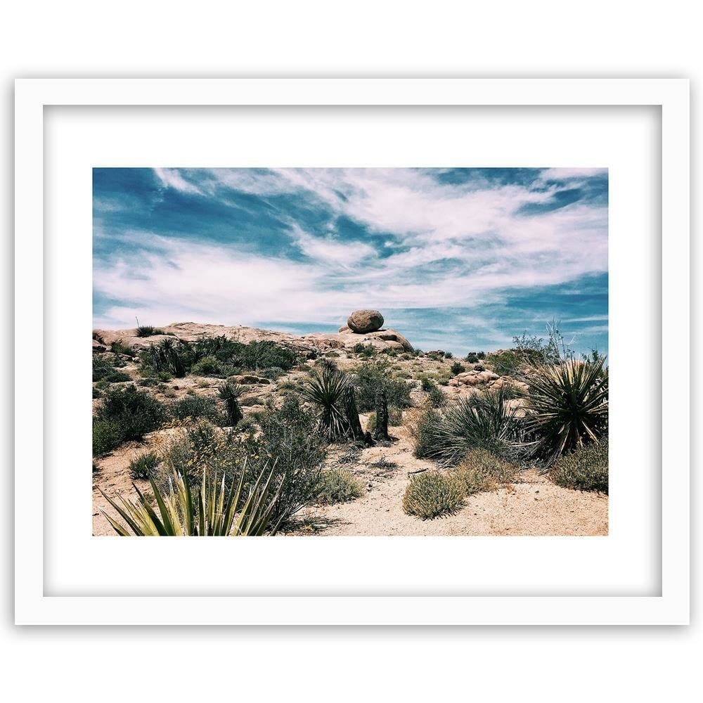 Glezna baltā rāmī - Exotic Shrubs Home Trends DECO