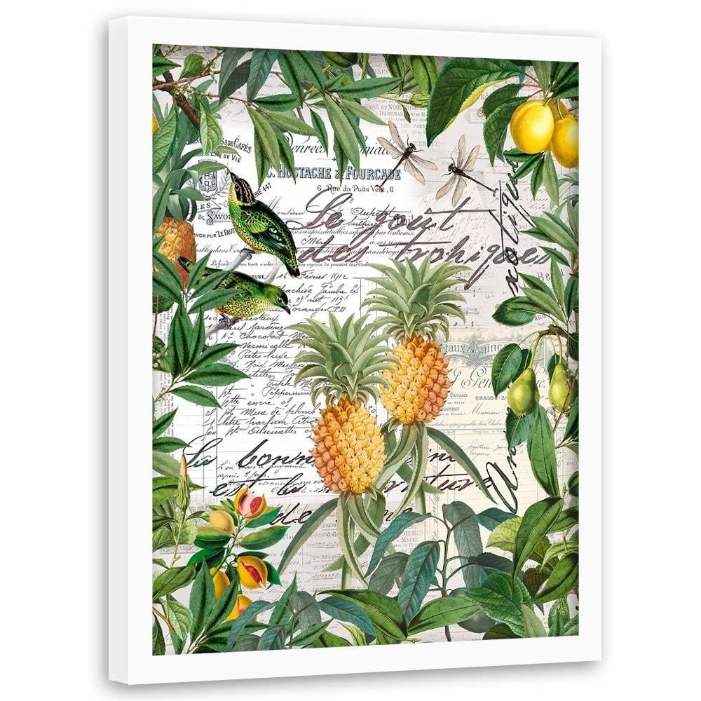 Glezna baltā rāmī - Exoticism Home Trends DECO