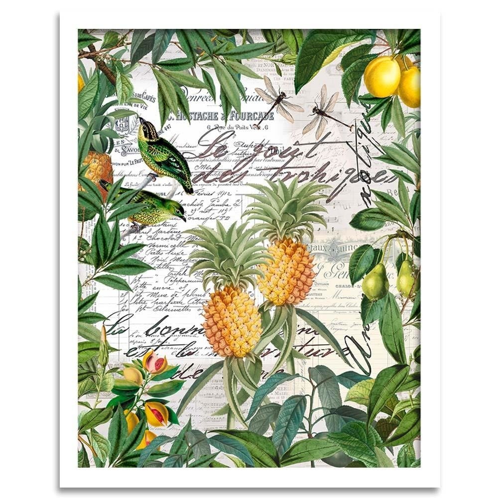 Glezna baltā rāmī - Exoticism Home Trends DECO