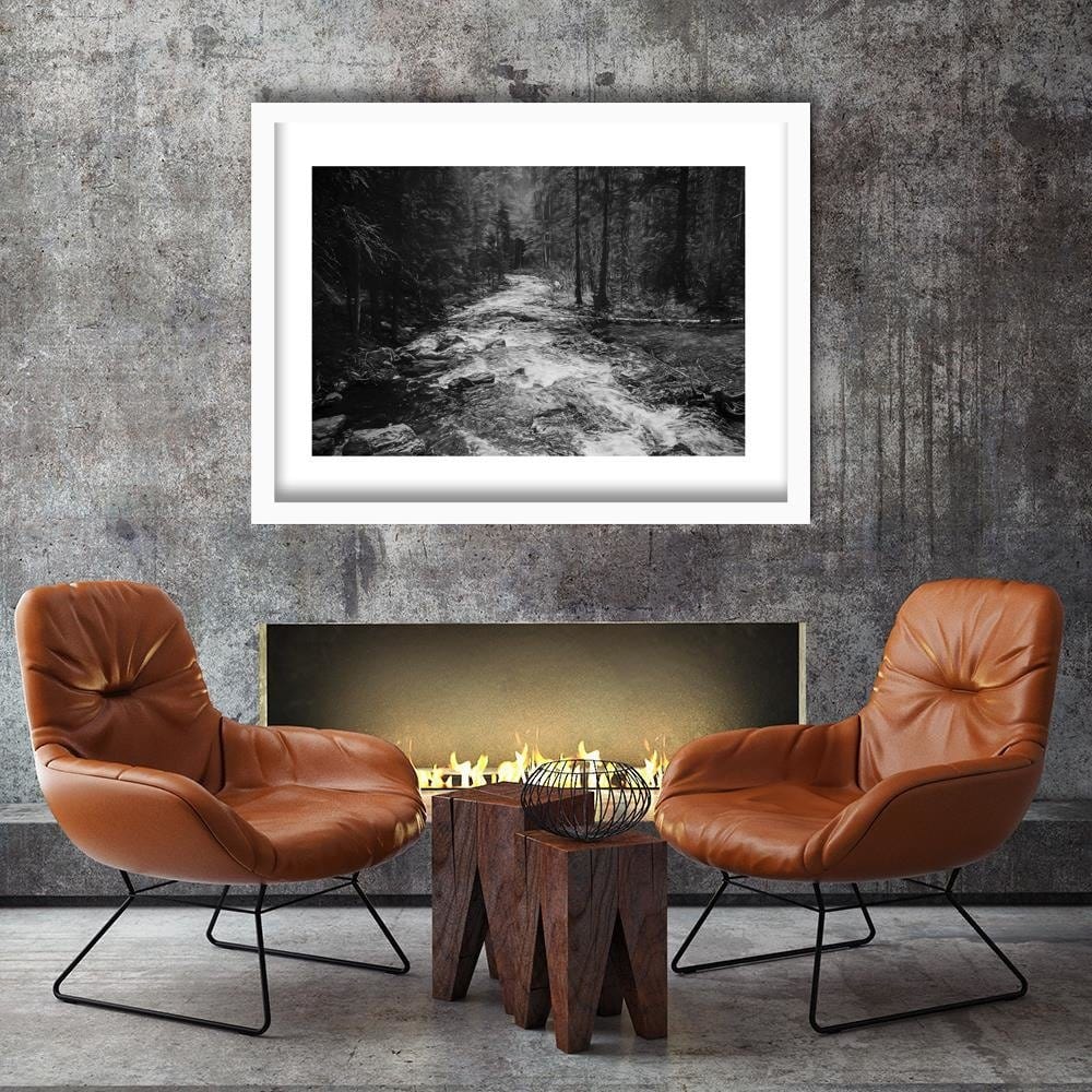 Glezna baltā rāmī - Fairytale Forest 2 Home Trends DECO