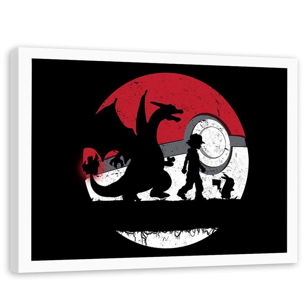 Glezna baltā rāmī - Famous Anime  Home Trends DECO