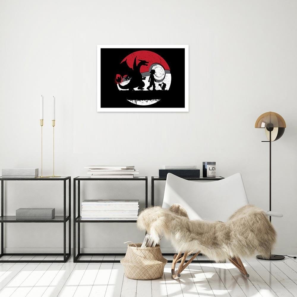 Glezna baltā rāmī - Famous Anime  Home Trends DECO