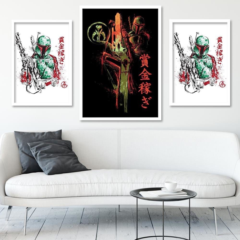 Glezna baltā rāmī - Famous Film Sci-Fi Red  Home Trends DECO