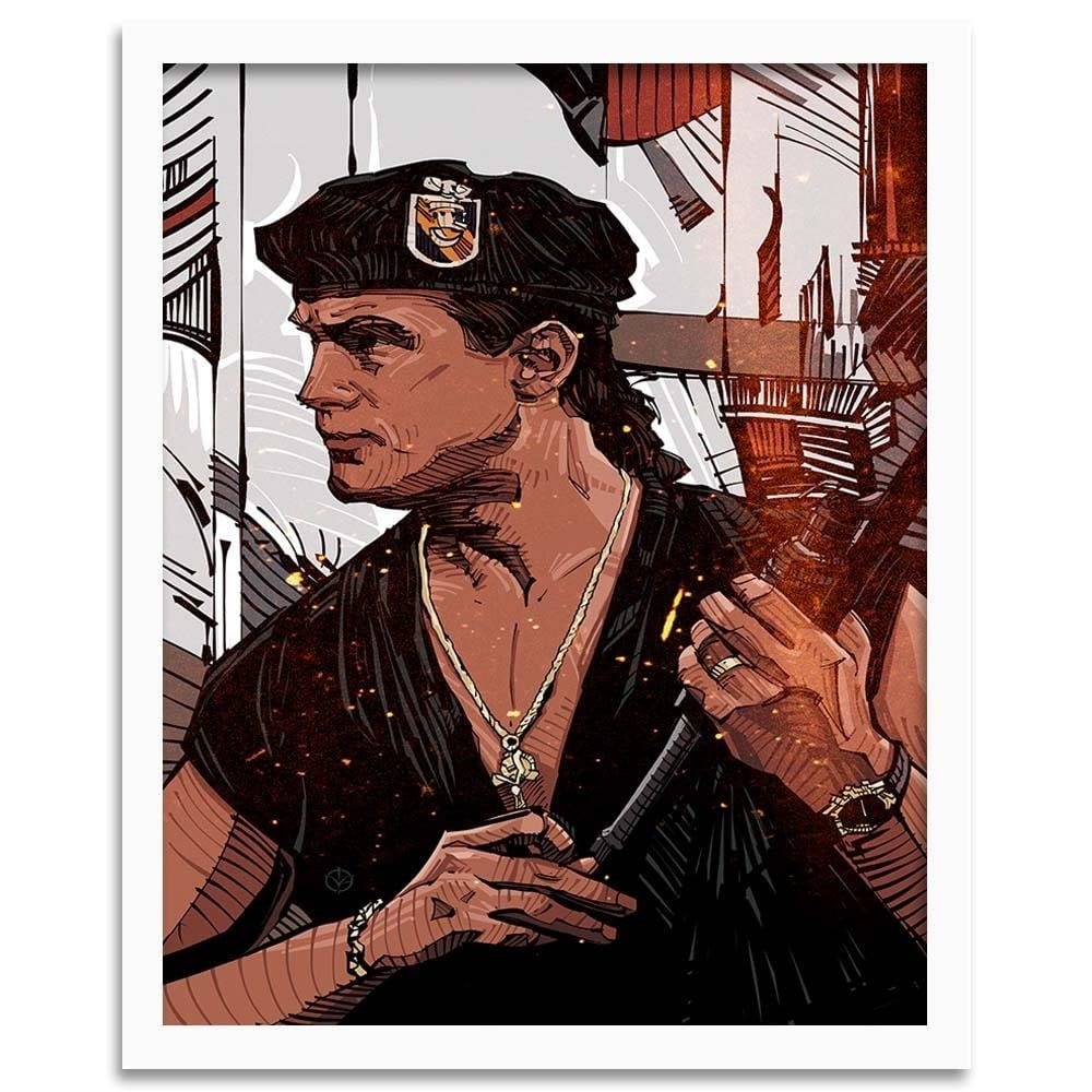 Glezna baltā rāmī - Famous Movie Red  Home Trends DECO