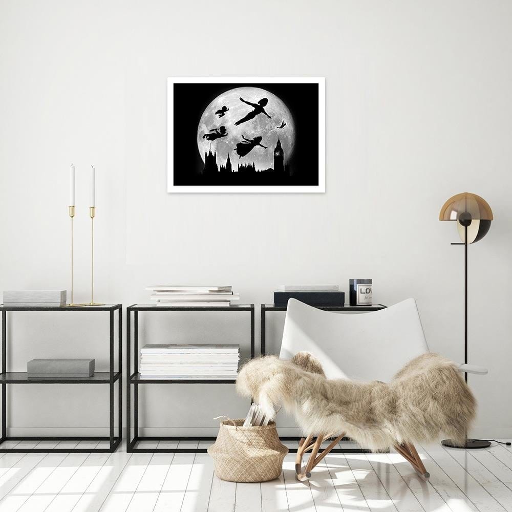 Glezna baltā rāmī - Fan Art  Home Trends DECO