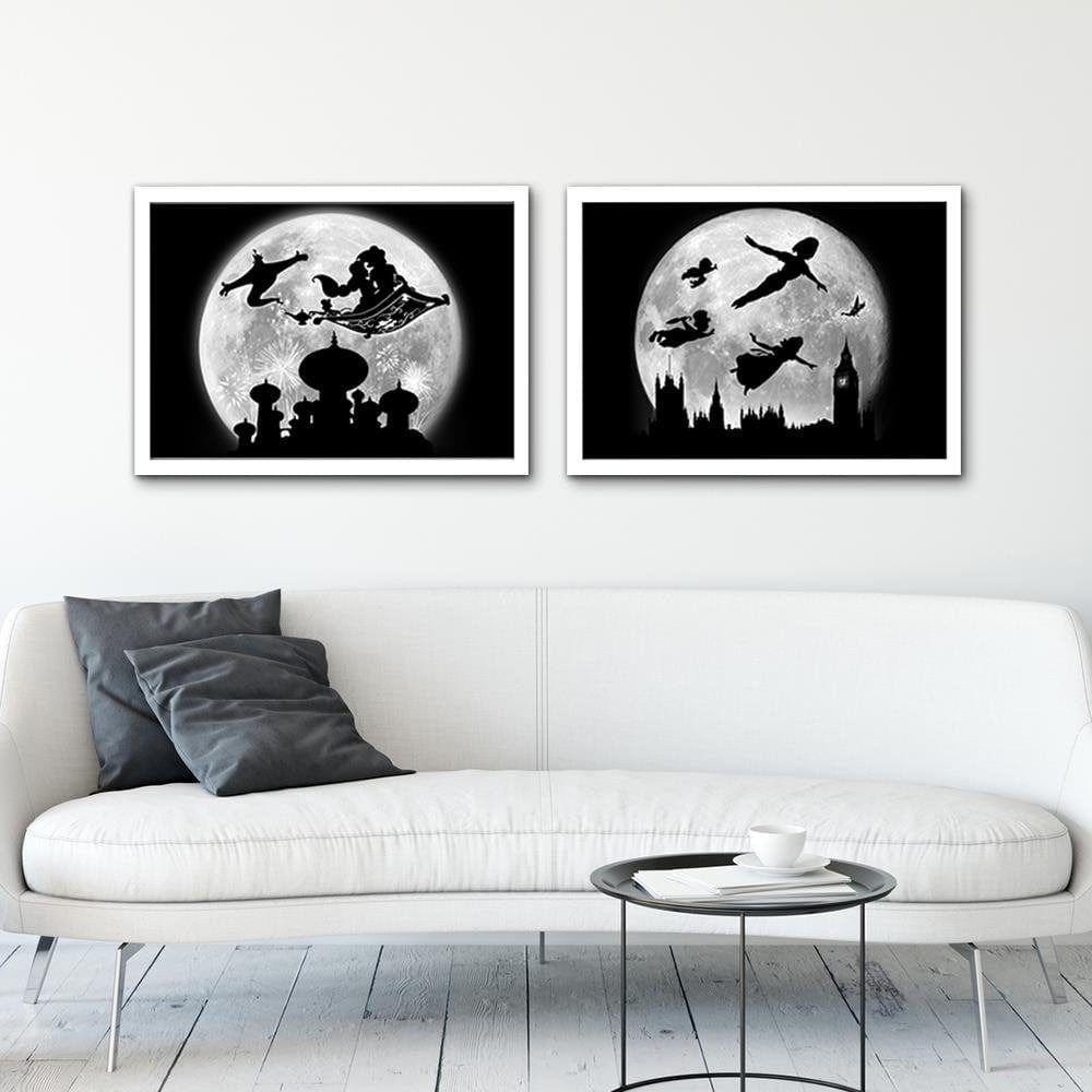 Glezna baltā rāmī - Fan Art  Home Trends DECO