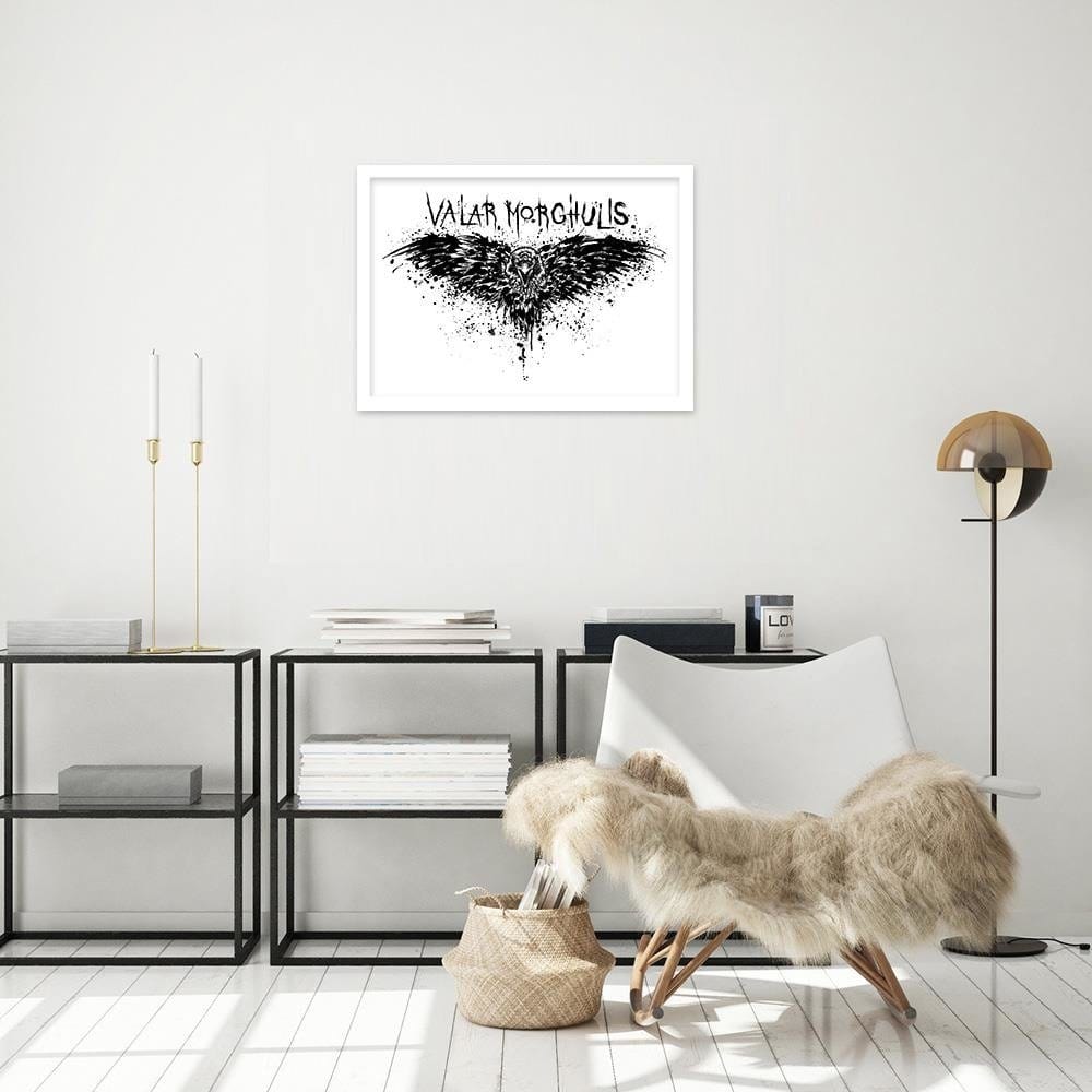 Glezna baltā rāmī - Fanart  Home Trends DECO
