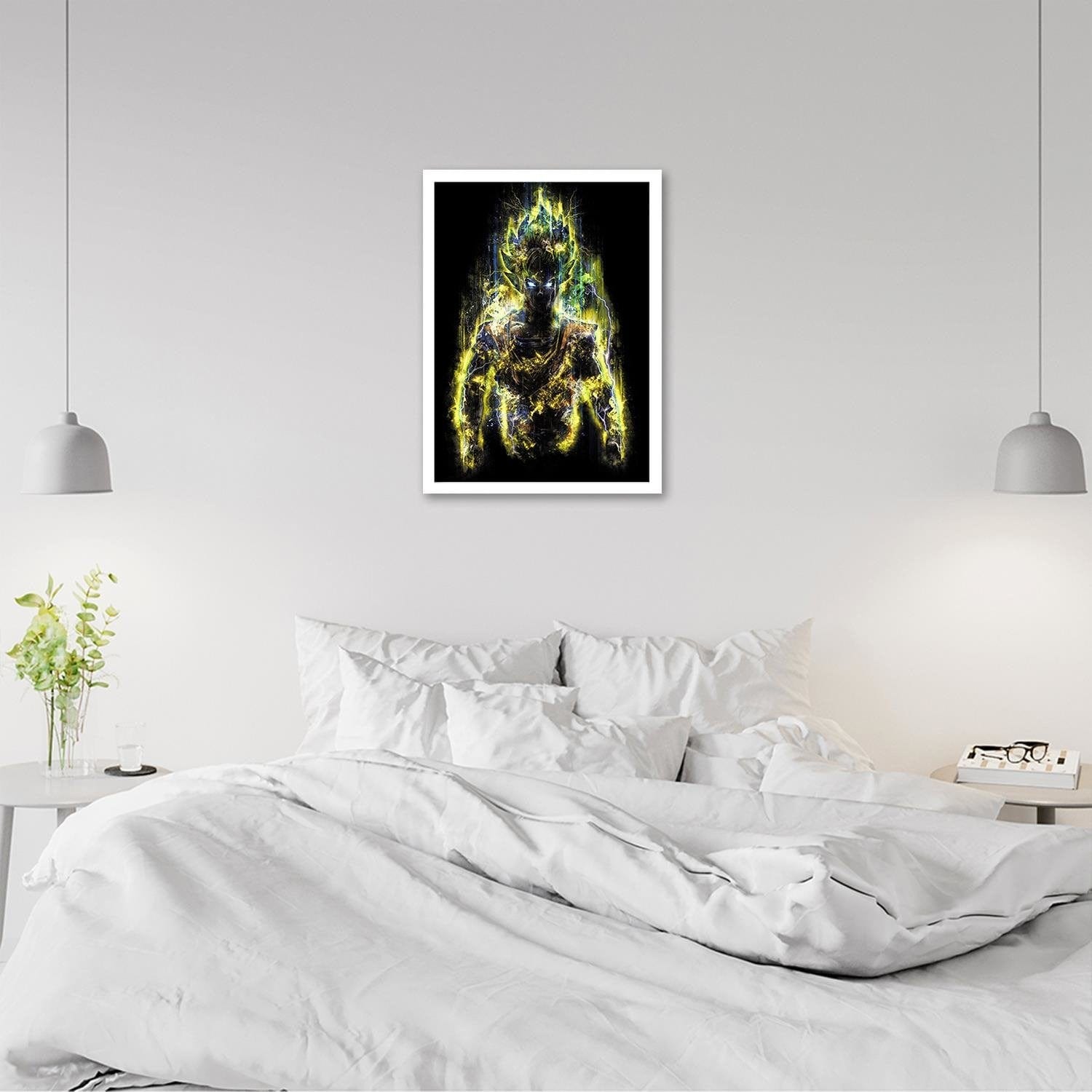 Glezna baltā rāmī - Fantasy Anime Home Trends DECO