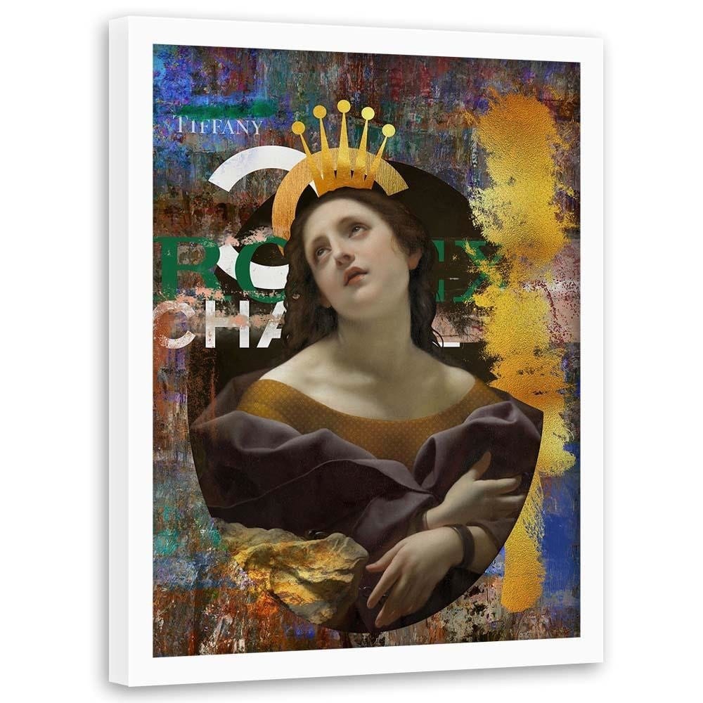 Glezna baltā rāmī - Fashion Artwork Home Trends DECO