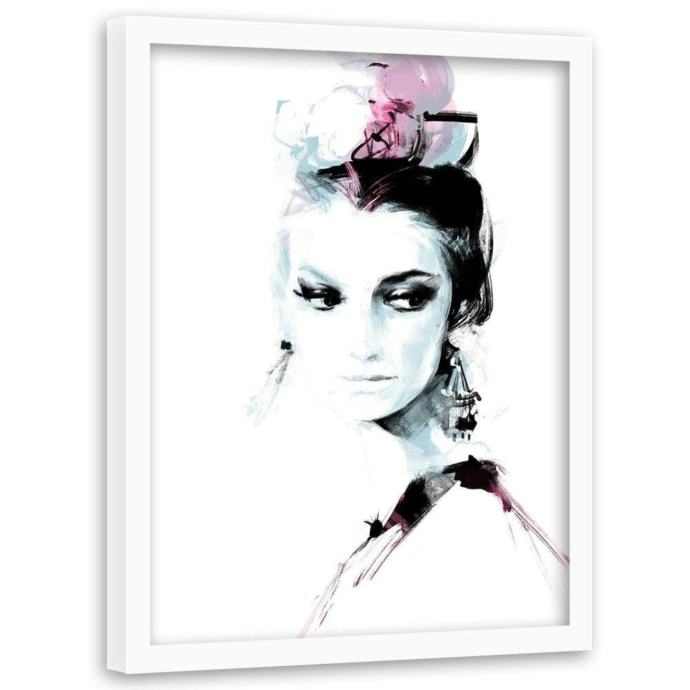 Glezna baltā rāmī - Fashion Beauty Home Trends DECO