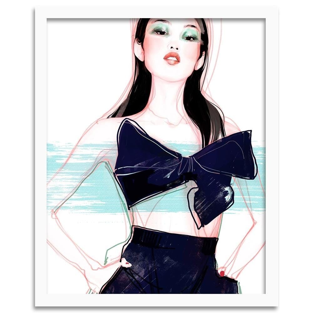 Glezna baltā rāmī - Fashion Beauty Image Home Trends DECO