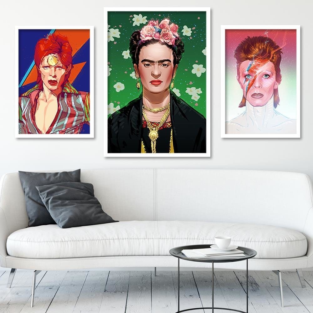 Glezna baltā rāmī - Feminist Artwork Image  Home Trends DECO