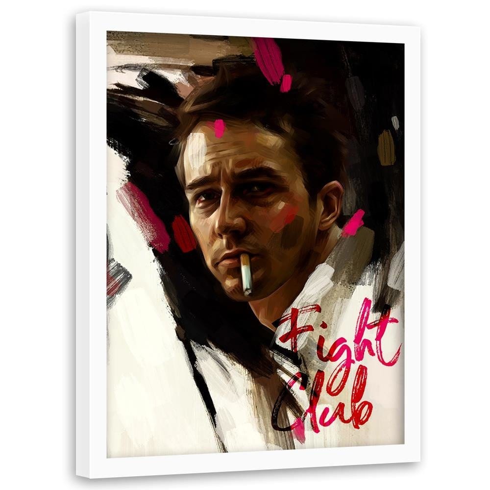 Glezna baltā rāmī - Fight Club  Home Trends DECO