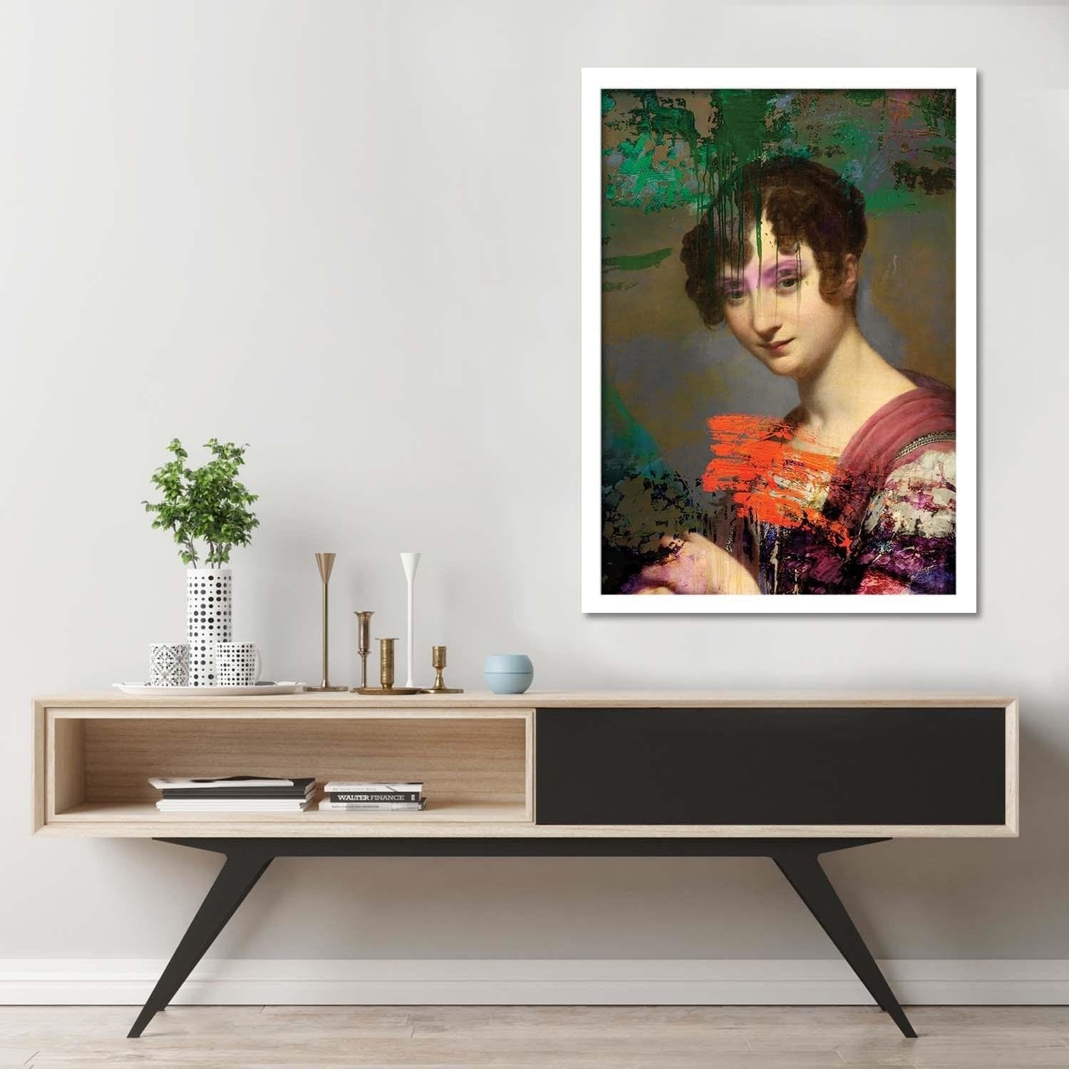 Glezna baltā rāmī - For Loft Interior Home Trends DECO