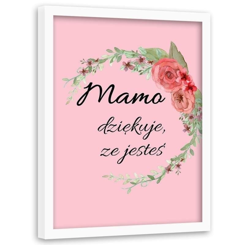 Glezna baltā rāmī - For Mommy 2 Home Trends DECO