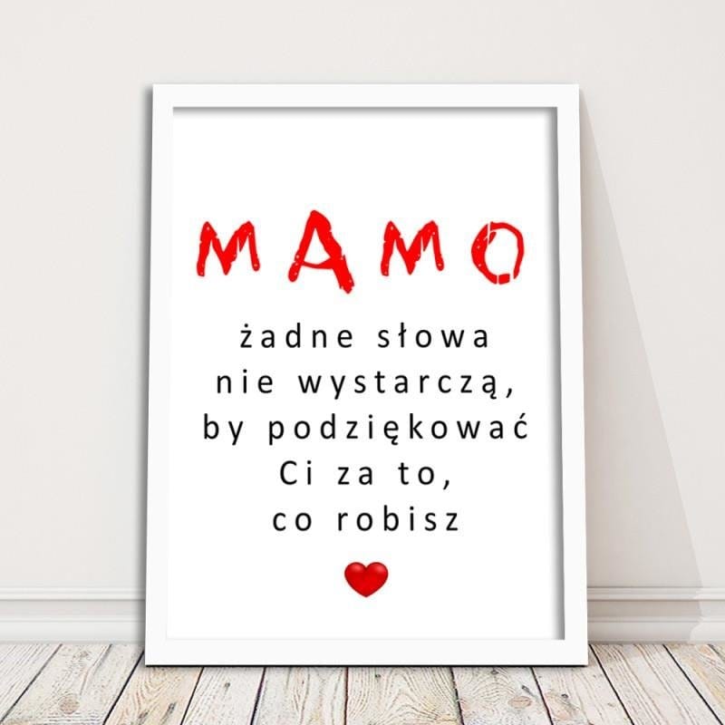 Glezna baltā rāmī - For Mommy  Home Trends DECO