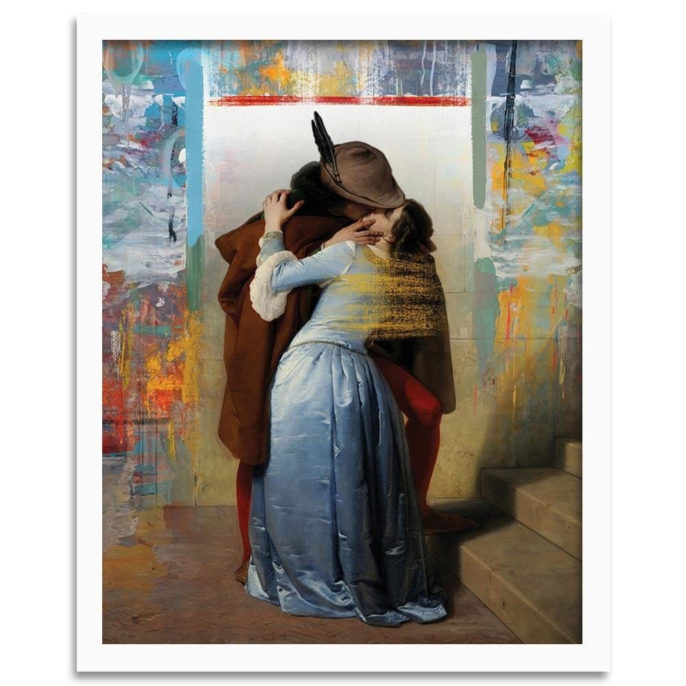 Glezna baltā rāmī - Funny Art Parody Image Home Trends DECO