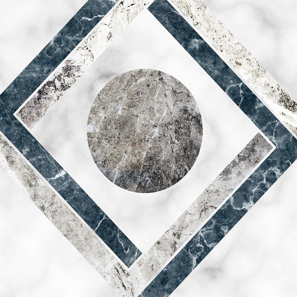 Glezna baltā rāmī - Geometric Abstraction  Home Trends DECO