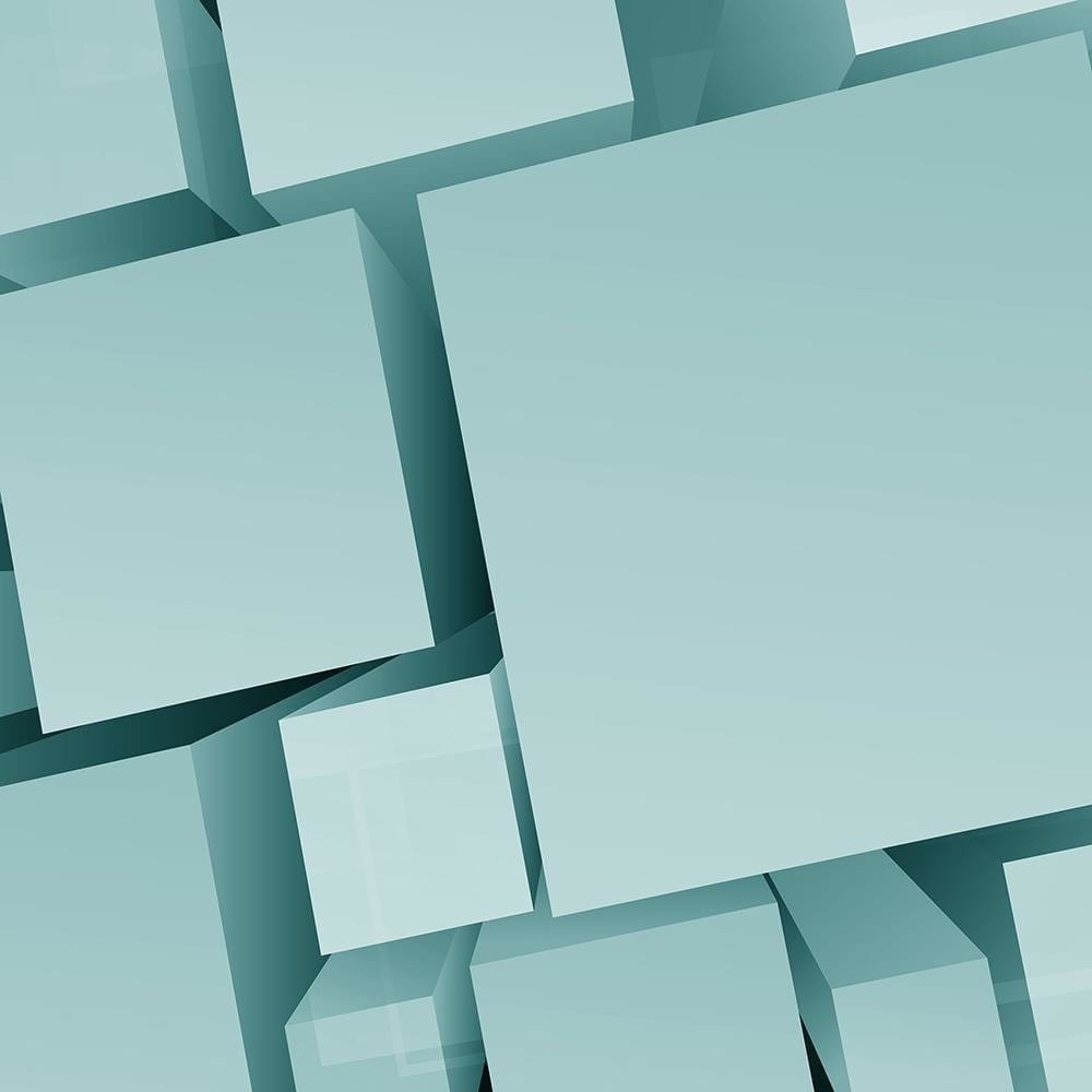 Glezna baltā rāmī - Geometric Figures 3 Home Trends DECO