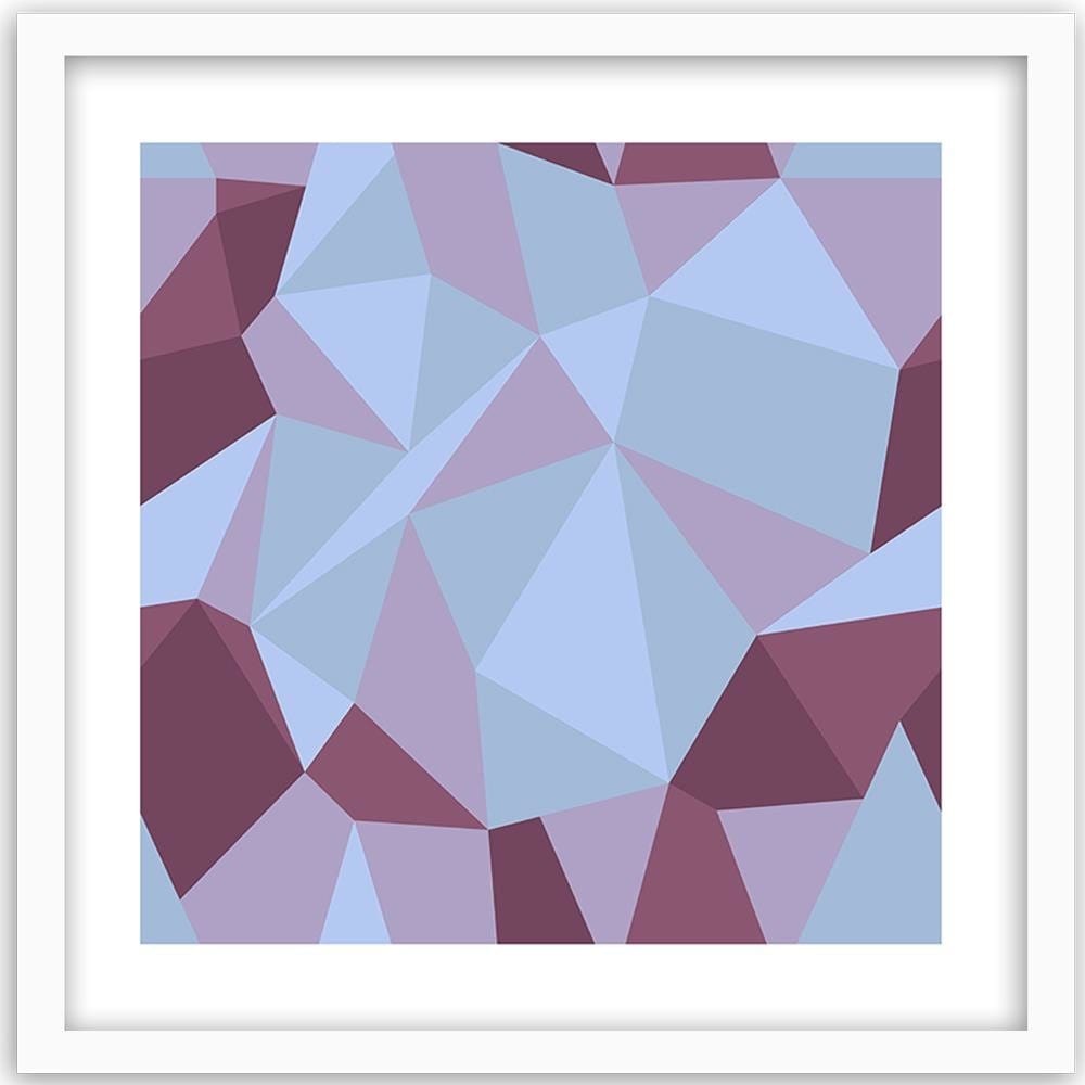 Glezna baltā rāmī - Geometric Figures - Cubism 8 Home Trends DECO