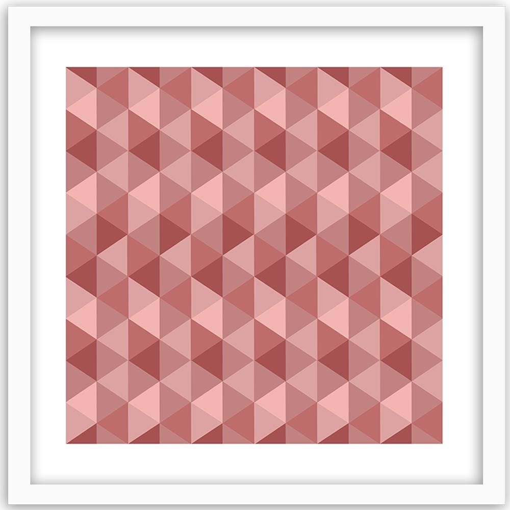 Glezna baltā rāmī - Geometric Forms 3 Home Trends DECO