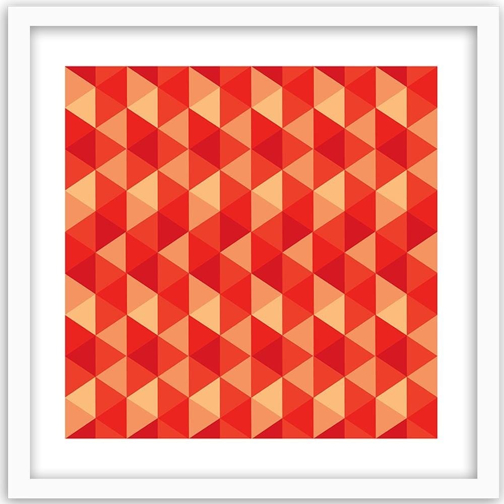 Glezna baltā rāmī - Geometric Forms 4 Home Trends DECO