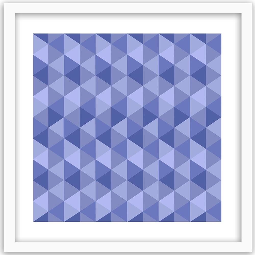 Glezna baltā rāmī - Geometric Forms 5 Home Trends DECO