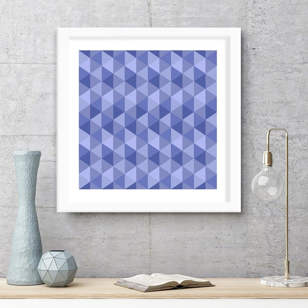 Glezna baltā rāmī - Geometric Forms 5 Home Trends DECO