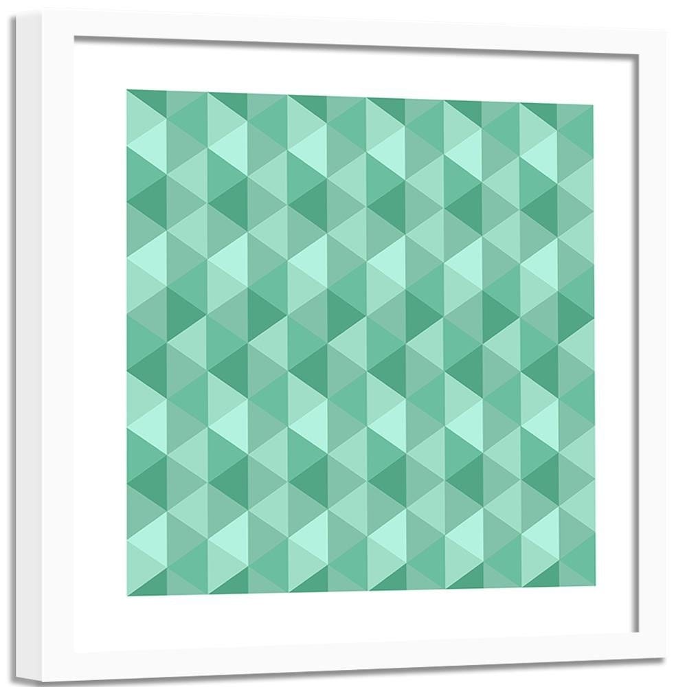 Glezna baltā rāmī - Geometric Forms 6 Home Trends DECO