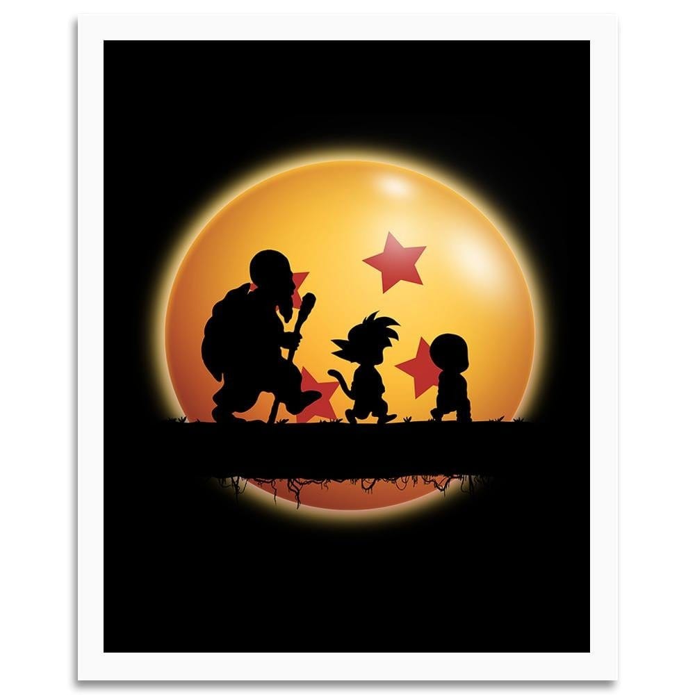 Glezna baltā rāmī - Hakuna Matata Kame Image Orange  Home Trends DECO