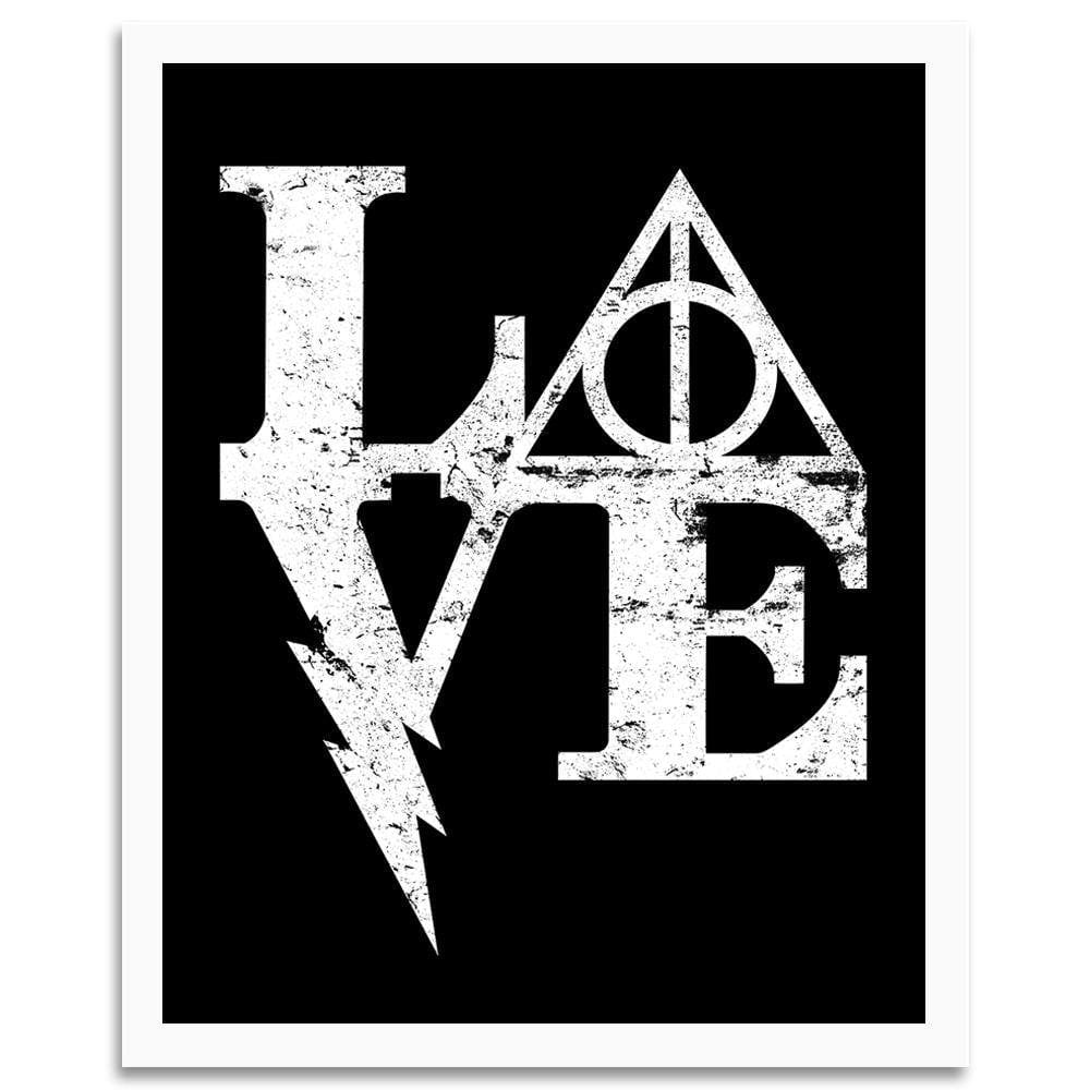 Glezna baltā rāmī - Harry Love Image Black And White Home Trends DECO