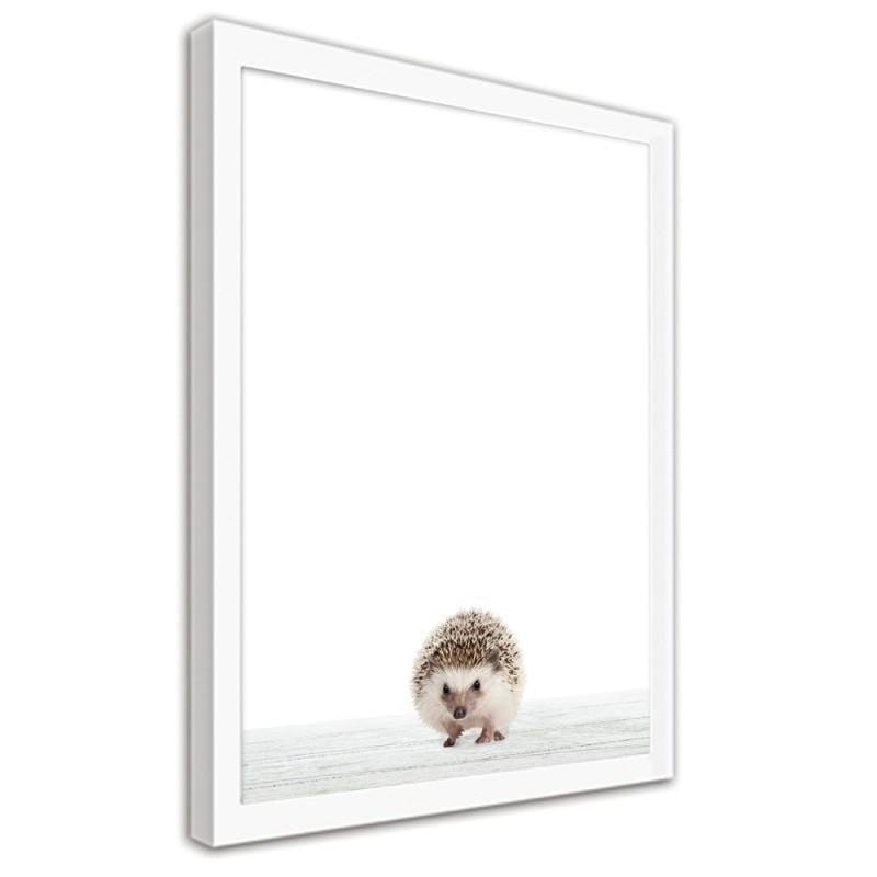 Glezna baltā rāmī - Hedgehog Home Trends DECO