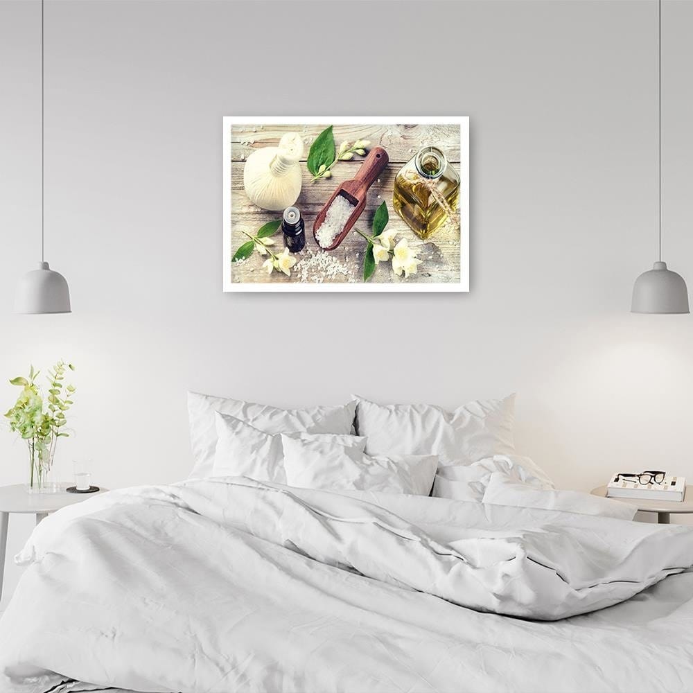 Glezna baltā rāmī - Herbs And Spices Home Trends DECO