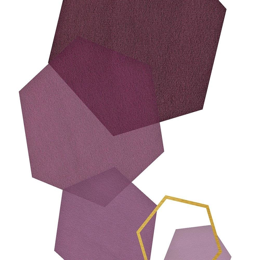 Glezna baltā rāmī - Hexagons 4 Home Trends DECO