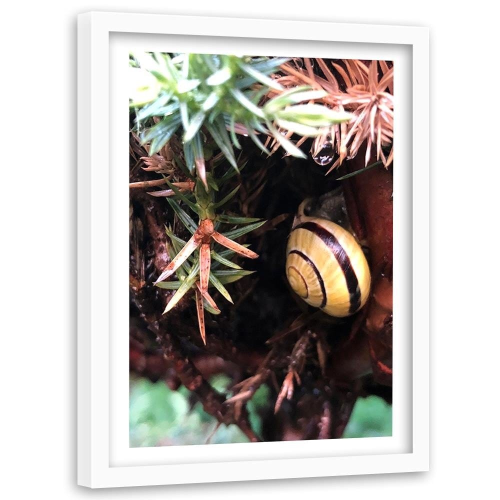 Glezna baltā rāmī - Hideout Worm  Home Trends DECO