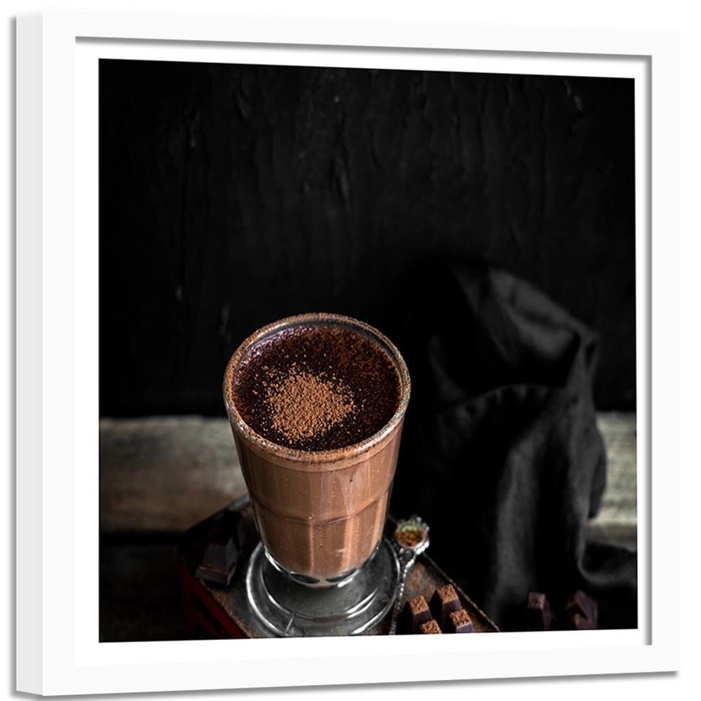 Glezna baltā rāmī - Hot Chocolate Home Trends DECO