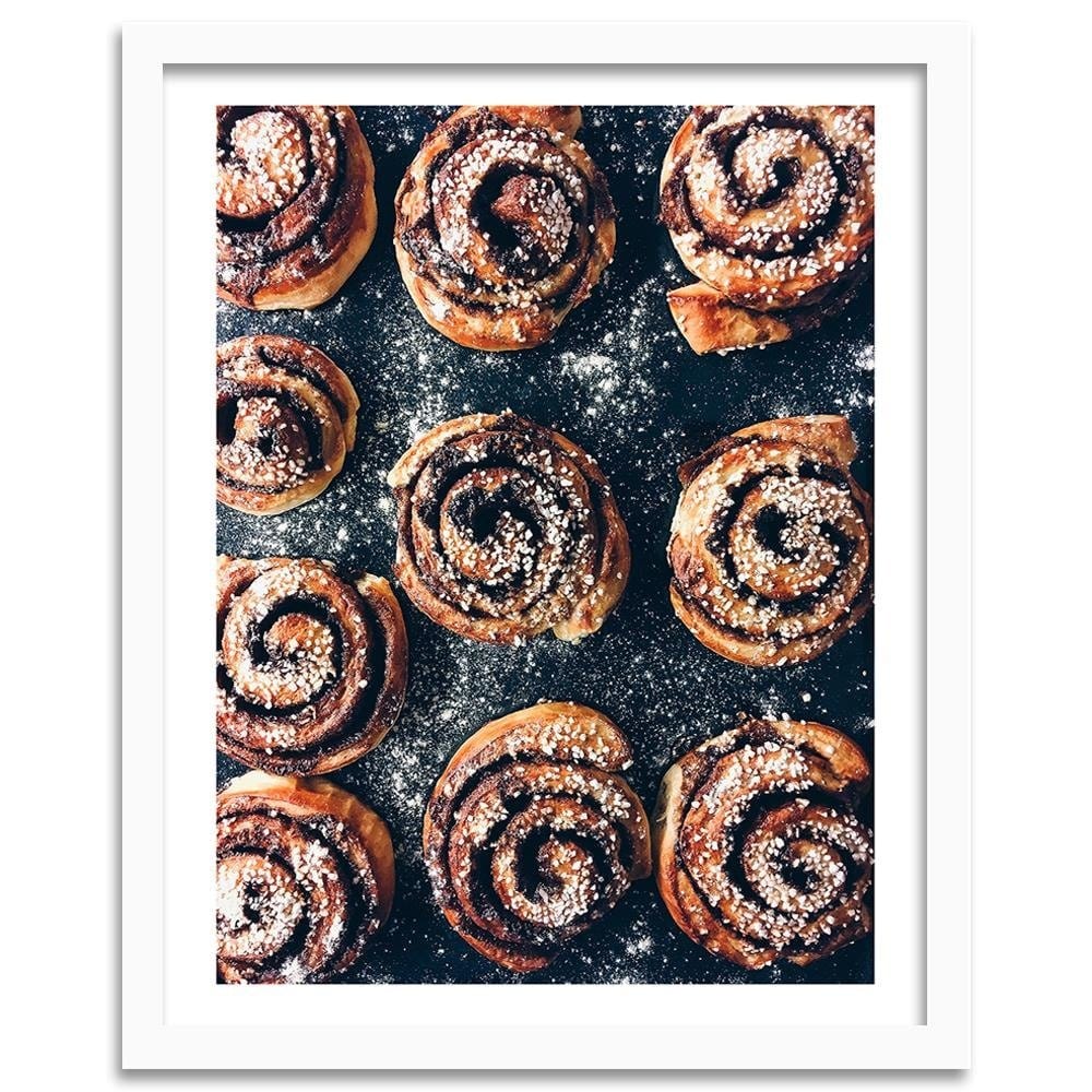Glezna baltā rāmī - Hot Sweets Home Trends DECO